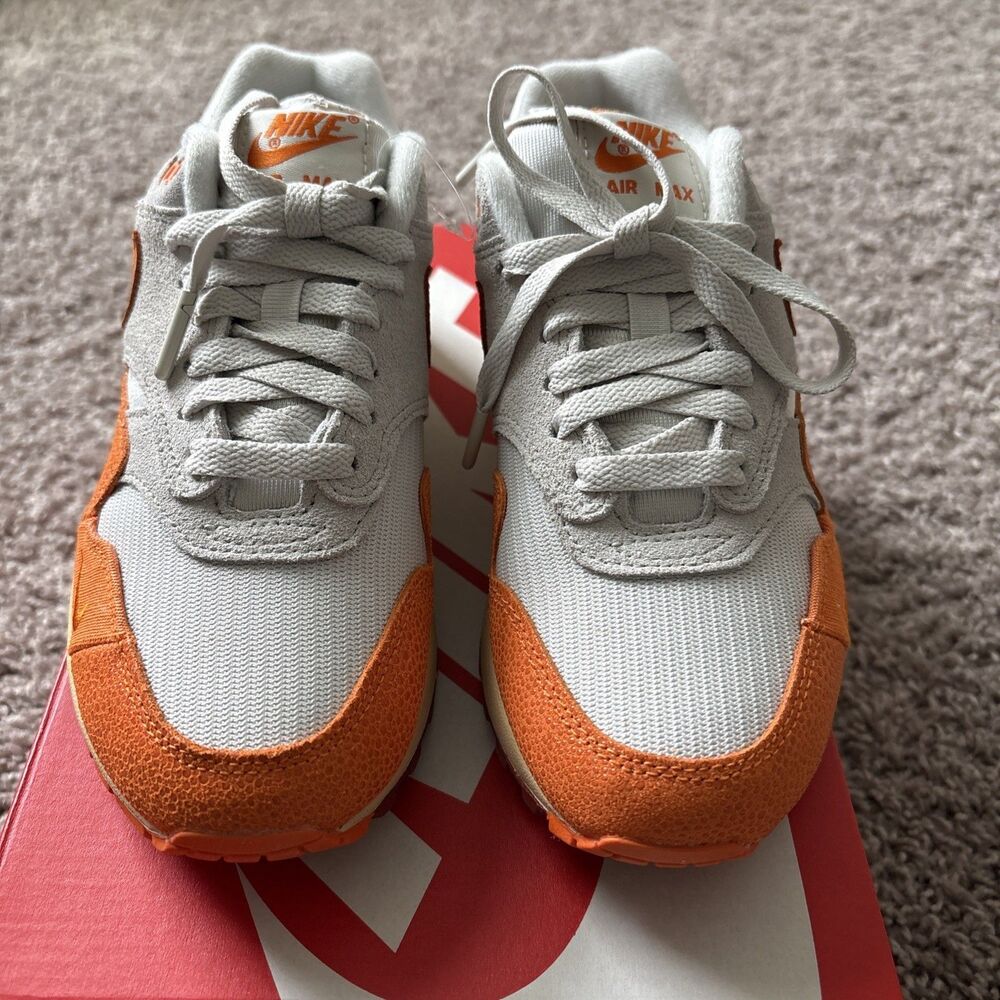 Nike Air Max One Retro Sneakers Magma Orange Swoosh Shoes Trainers Women Size 6